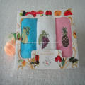 Embroidered Gift Set Hand Towels in Plain Colors